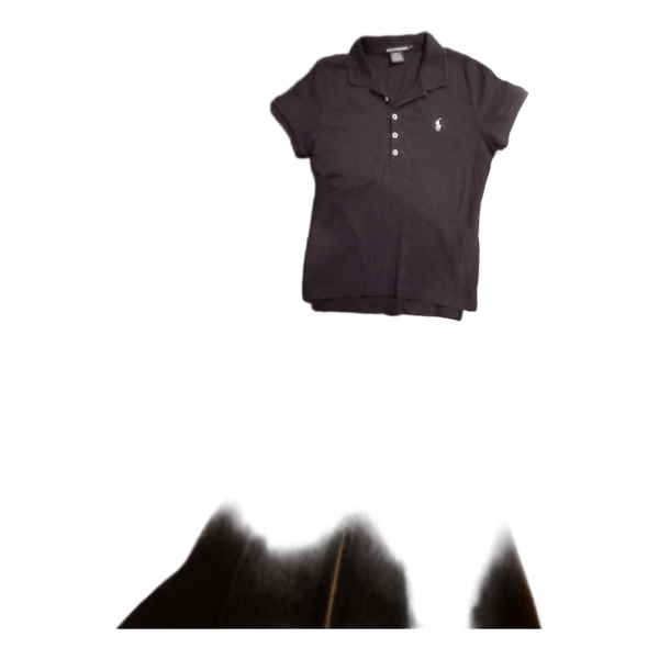 Black cotton Ralph Lauren polo shirt