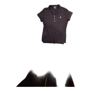 Black cotton Ralph Lauren polo shirt