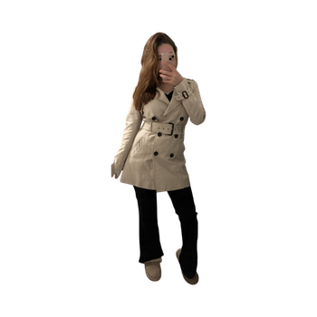 beige trenssi takki