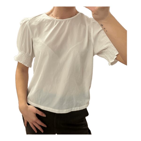 Hvid NA-KD bluse