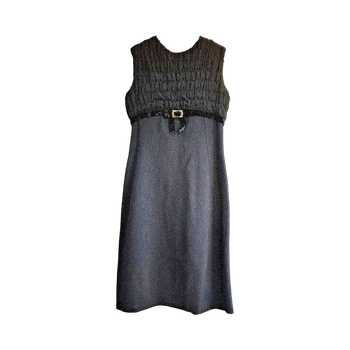 Vintage black glitter party dress 