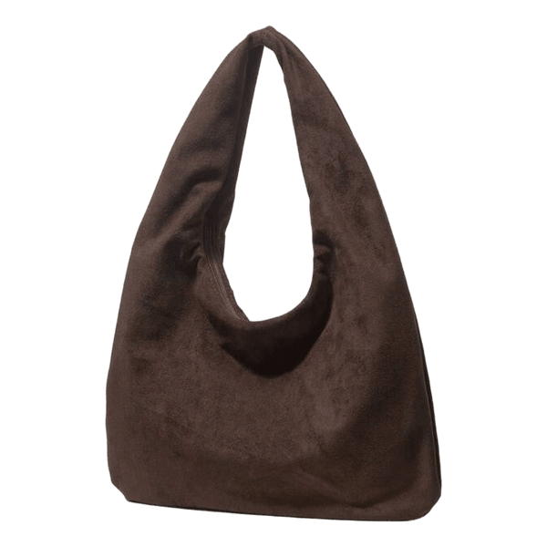 Brun skuldertaske