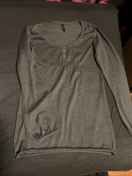 Grey knit babydoll