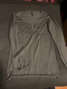 Grey knit babydoll