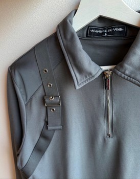 Grey long sleeve top