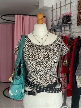 Leopard print t-shirt 🐆