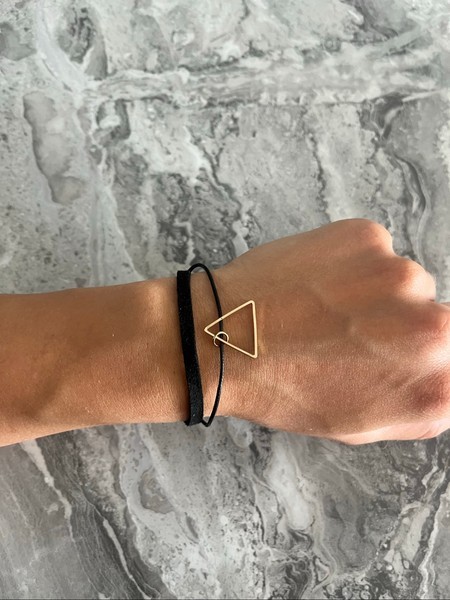 Black and gold bracelet