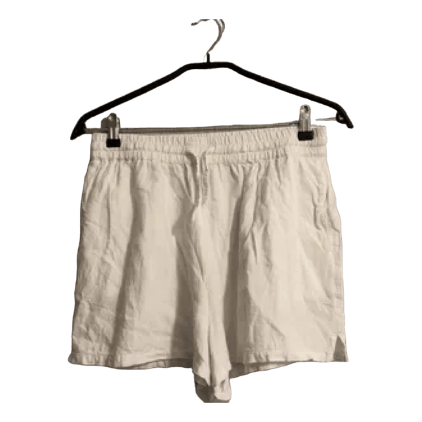 White casual shorts
