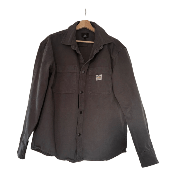 Overshirt i canvas