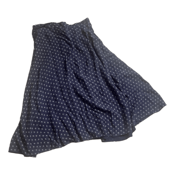 Blue floralskirt