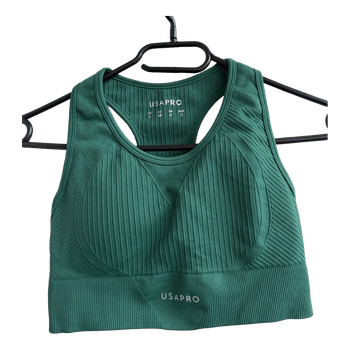Green Usapro sports bra