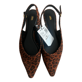 Zara leopard print flats
