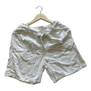 White casual shorts