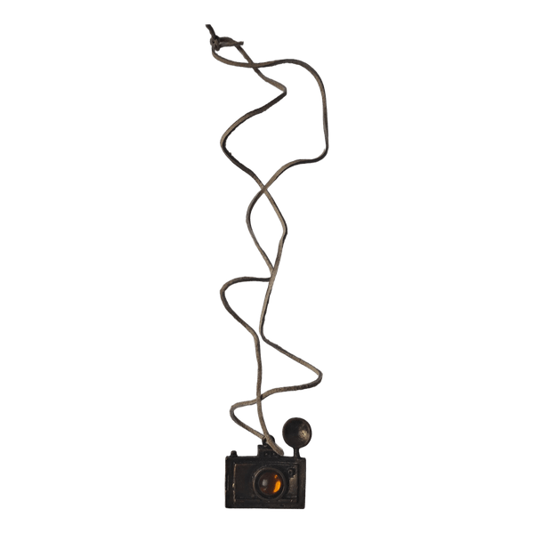 Camera pendant necklace