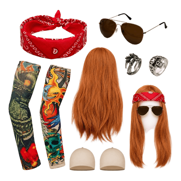 Rocker costume accessory set