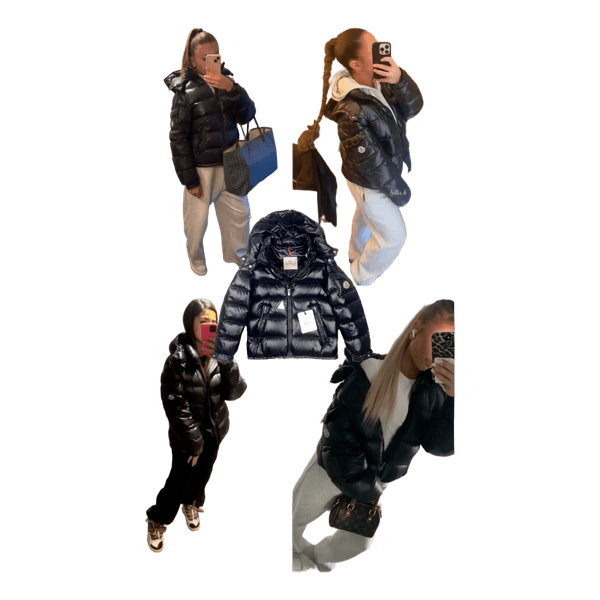 Moncler black puffer jacket
