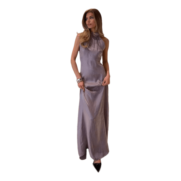Rigmor high neck maxi kjole