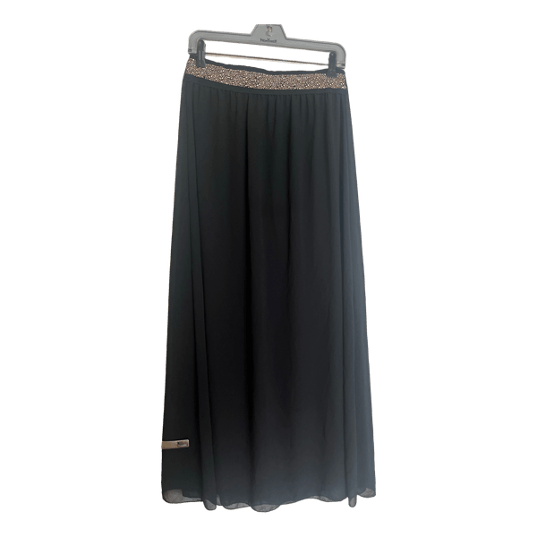Black maxi skirt