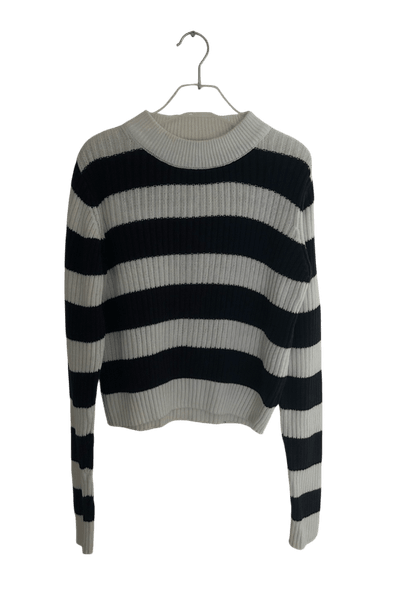 Striped knitted jumper