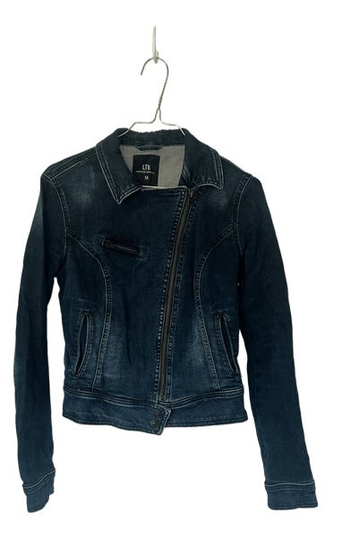 Blå denimjakke