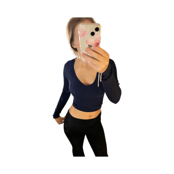 Sininen pitkähihainen 