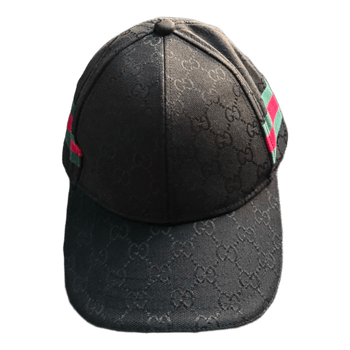 Black Gucci GG cap