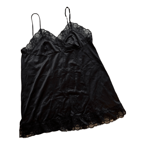 Black lace trim camisole