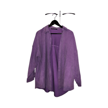 Violetti kauluspaita