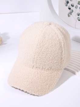 Fluffy baseball cap