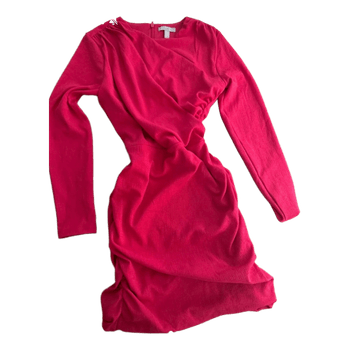 Pink long-sleeve dress