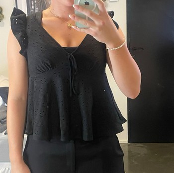 Sort blondetop
