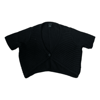 black cardigan