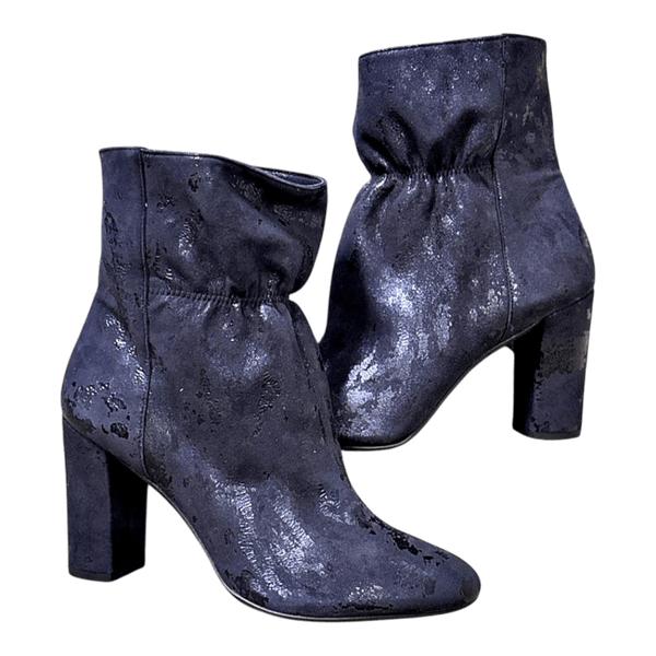 Paco Hererro navy ankle boots