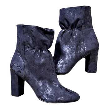 Paco Hererro navy ankle boots