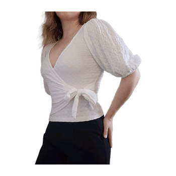 Wrap blouse