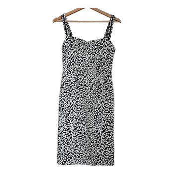 GUESS leopard print midi dress EU36 / S – fitted, feminine, chic