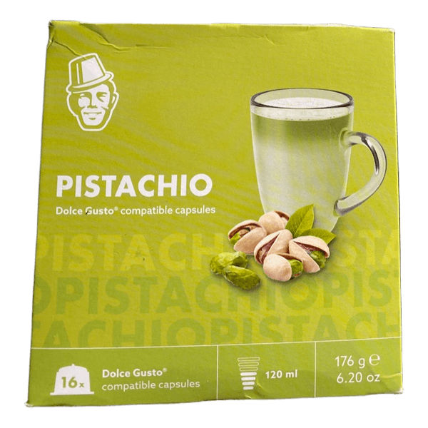 Pistachio kaffekapsler Dulce gusto maskine