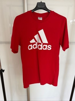Red Adidas t-shirt