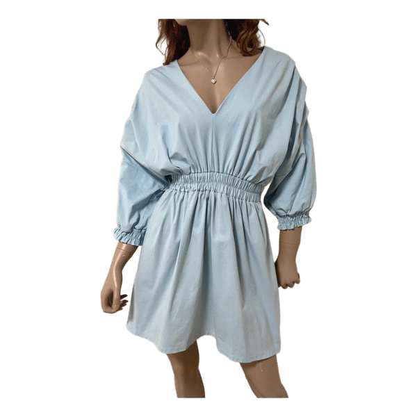Blue mini dress