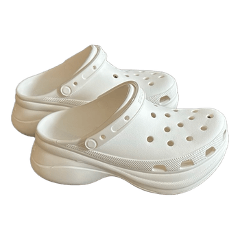 White Crocs Bae Clog