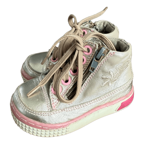 Silver orthopedic shoes