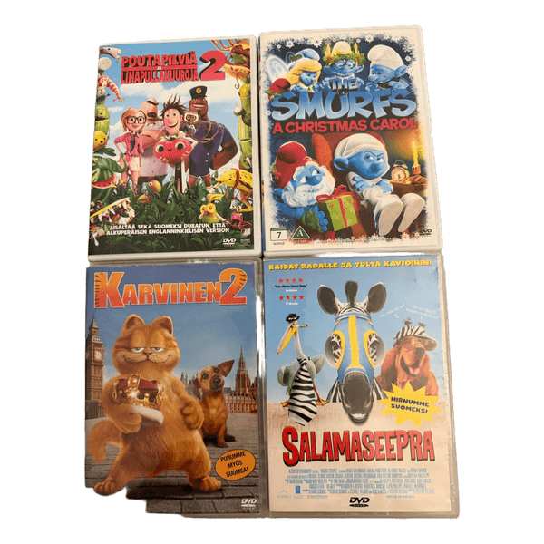 Lasten DVD paketti (4kpl)
