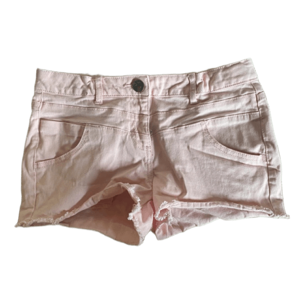 Lyserøde denimshorts
