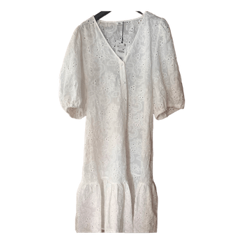 White embroidered dress