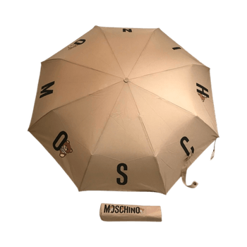Uusi Moschino beige sateenvarjo