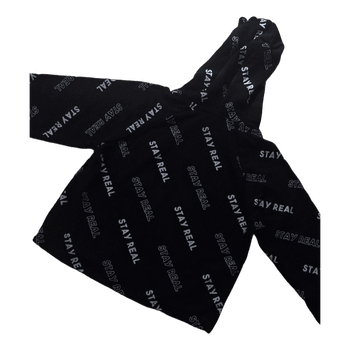 Black Stay Real hoodie