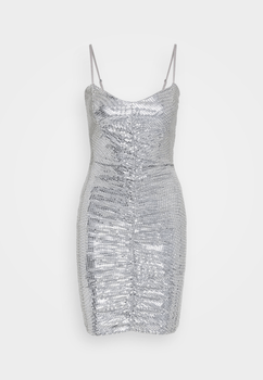 Silver party dress