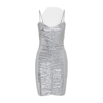 Silver party dress