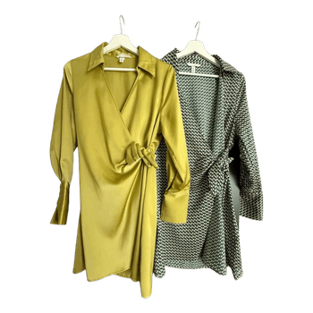 Two wrap dresses