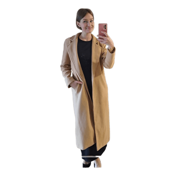 Long beige coat